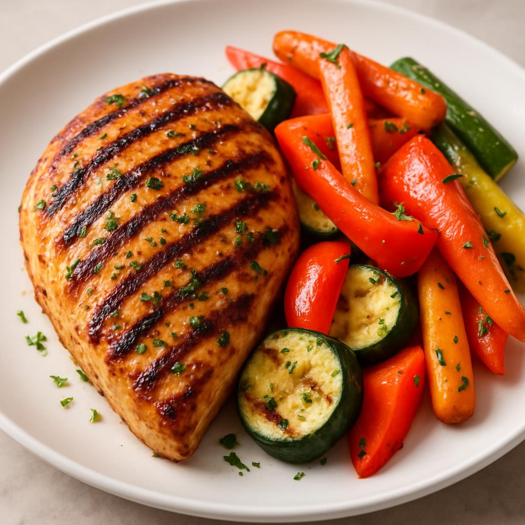 Frango Grelhado com Legumes
